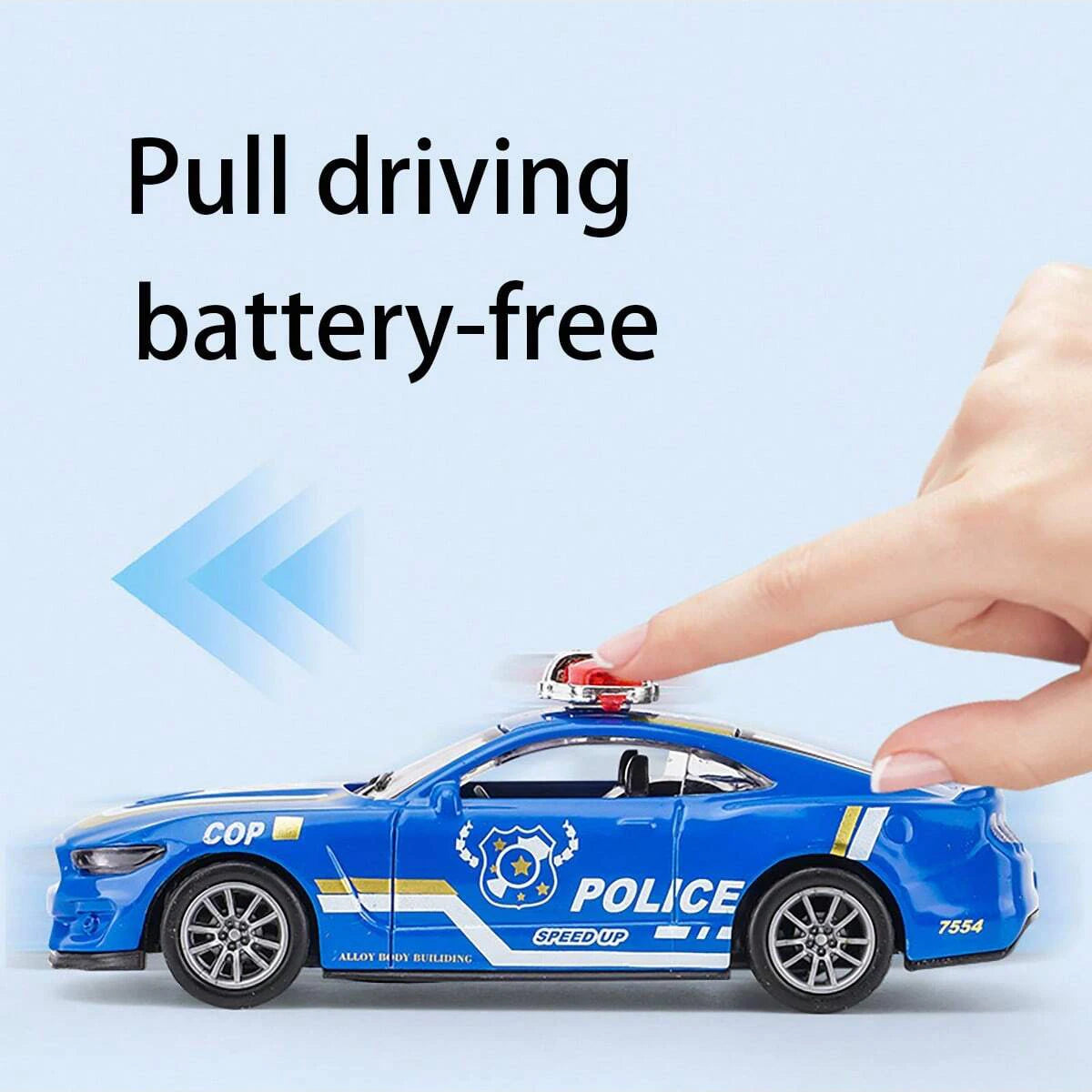 Casting Alloy Model Car Pullback Function Non-Opening Doors Diecast Vehicle Collectible Toy for Kids
