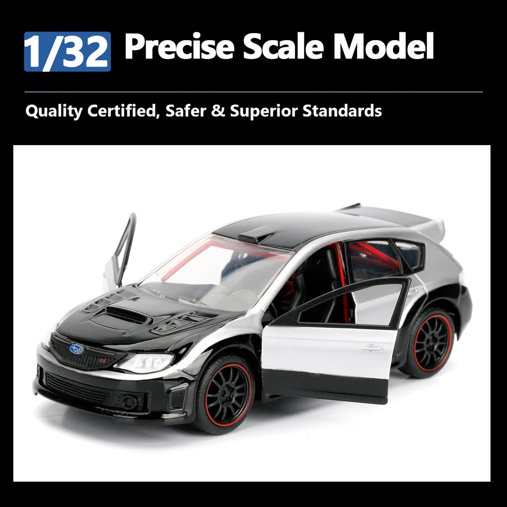 JADA Fast & Furious Subaru Impreza WRX STI Hatchback 1:32 Die-Cast Model - Iconic Hatchback Franchise with Opening Doors JD98507