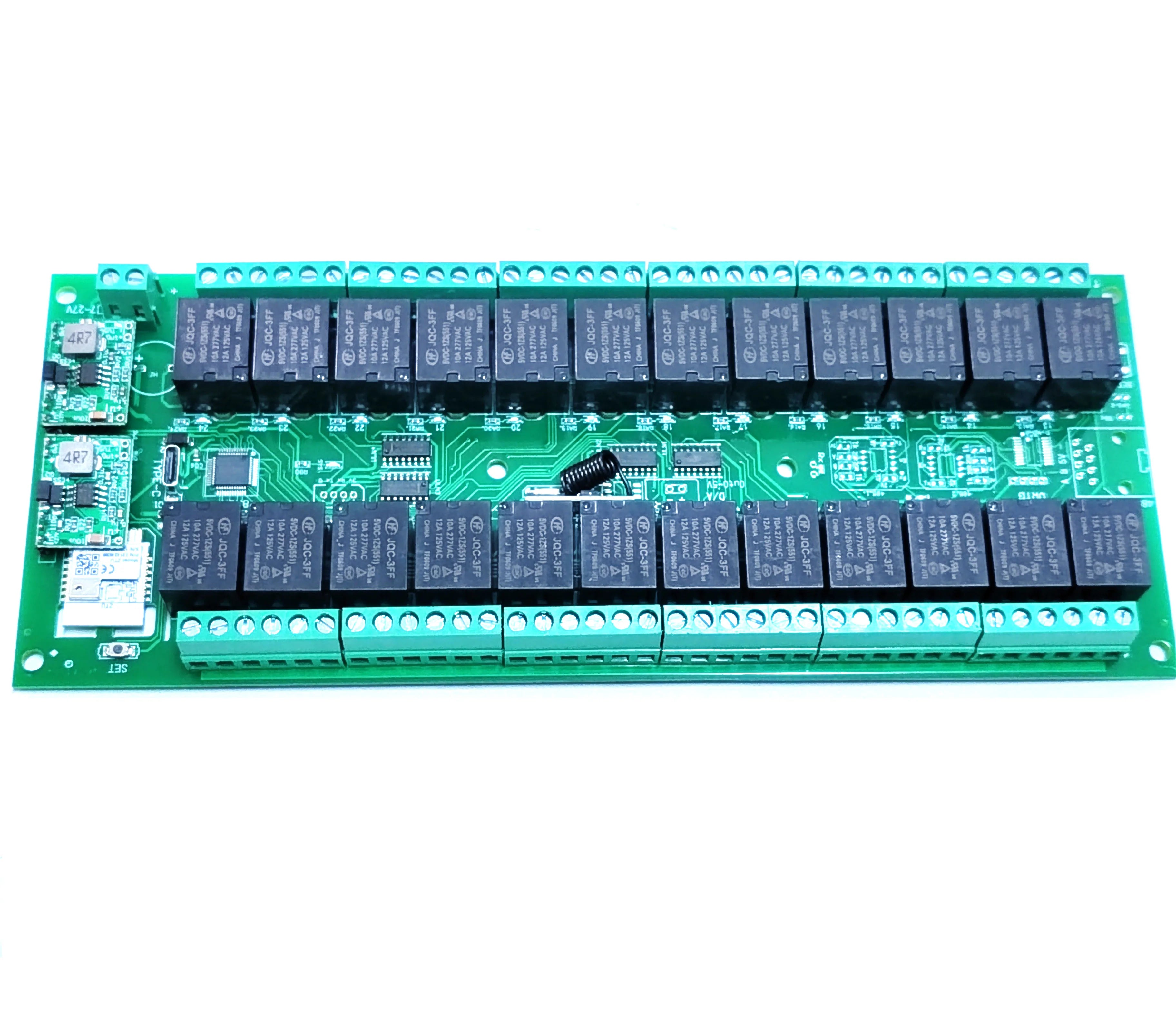 Relay Switch Module 24 Channel Works with Tuya WiFi Zigbee RF 433MHz Wireless Smart Home Remote Control Switch board controller