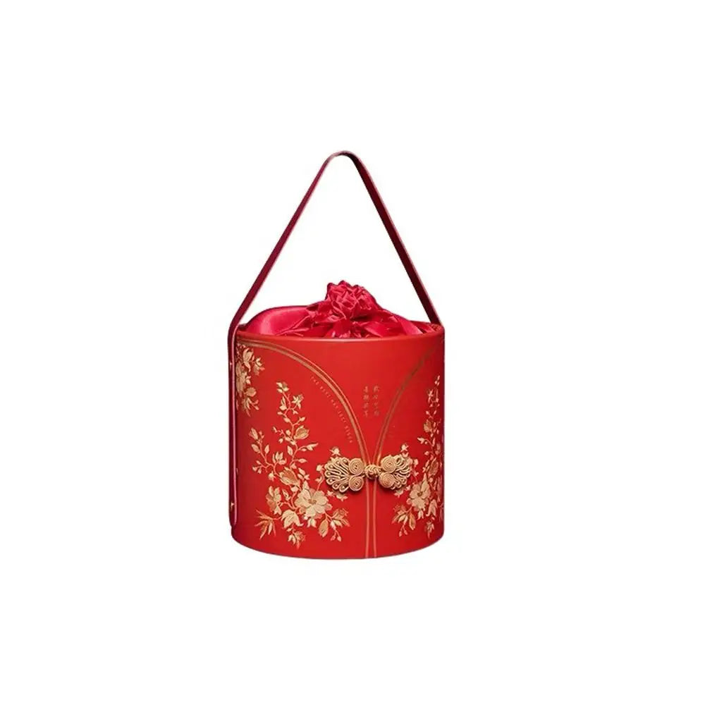 Frog Botton Flower Bucket Bag Large Capacity Festive Sugar Bag Ins Wedding Candy Bag Storage Bag Korean Style