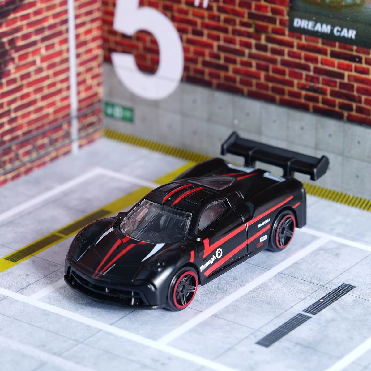 Alloy Car Model Simulation 1:64 Sliding Sports Car Racing Car Children's Toy Car Boy Gift Christmas Toy Gift Racing Car Ornament