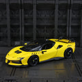 Bburago 1:24 simulation Ferrari SF90 XX Stradale alloy car model, doors and trunk can be opened rich in details, finely crafted