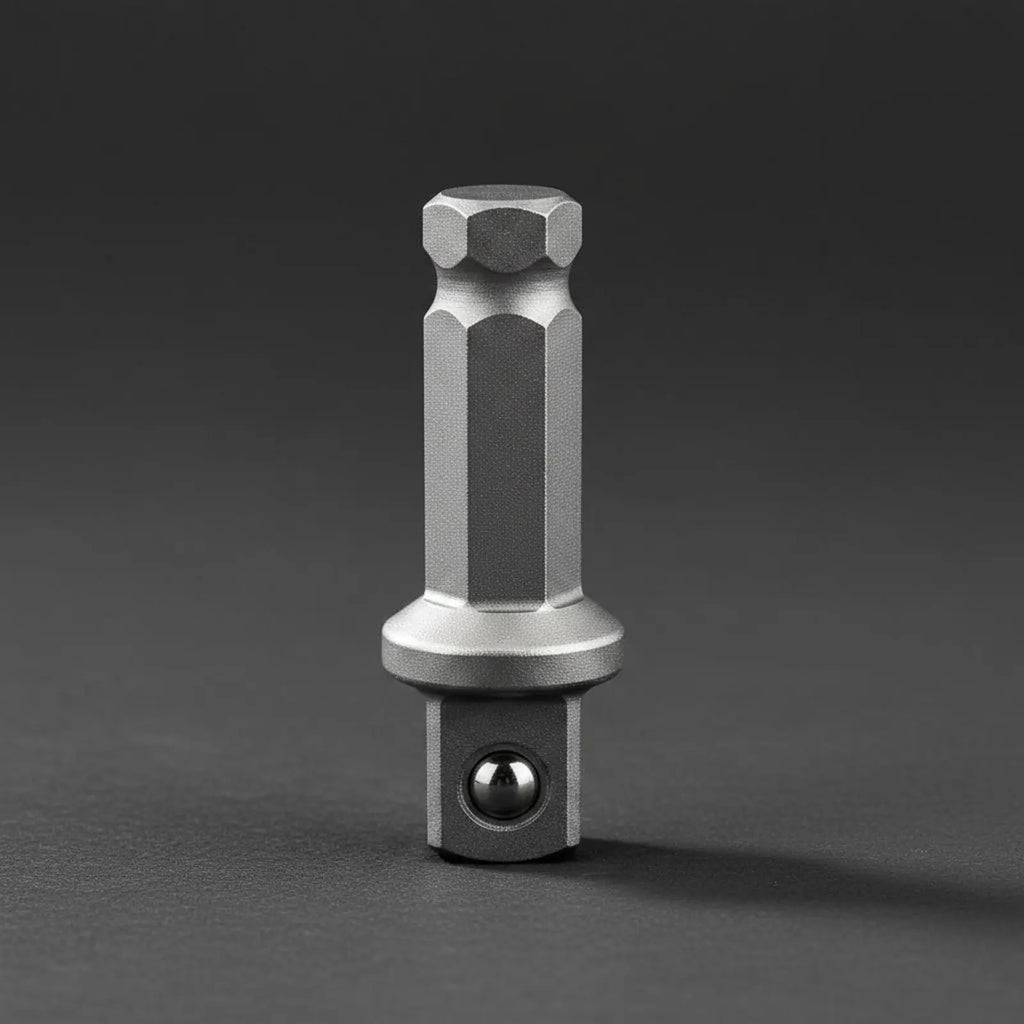 Hex to Square Drive Adapter Long-Lasting Quick Release Socket Converter Hex Shank Power Driver Adapter Secure Locking