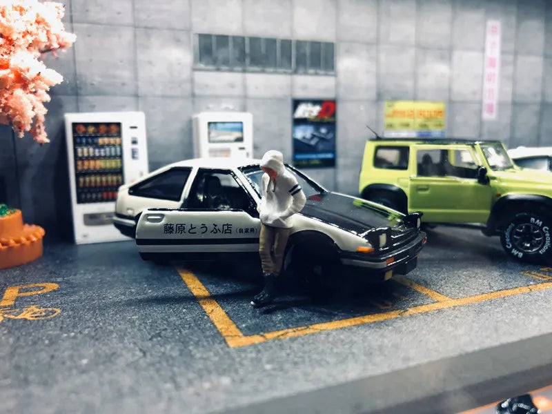 Takara Tomy Tomica Premium 486466 Initial D Toyota AE86 Trueno 1/64 Diecast Alloy Model Car Collectible Toy