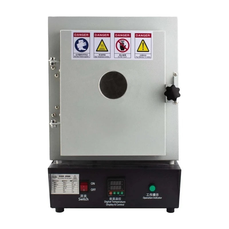 1150℃ 1750W Jewelry Mold Muffle Furnace Constant Temperature Oven With Viewing Window Jewelry Casting Burnout Equipment