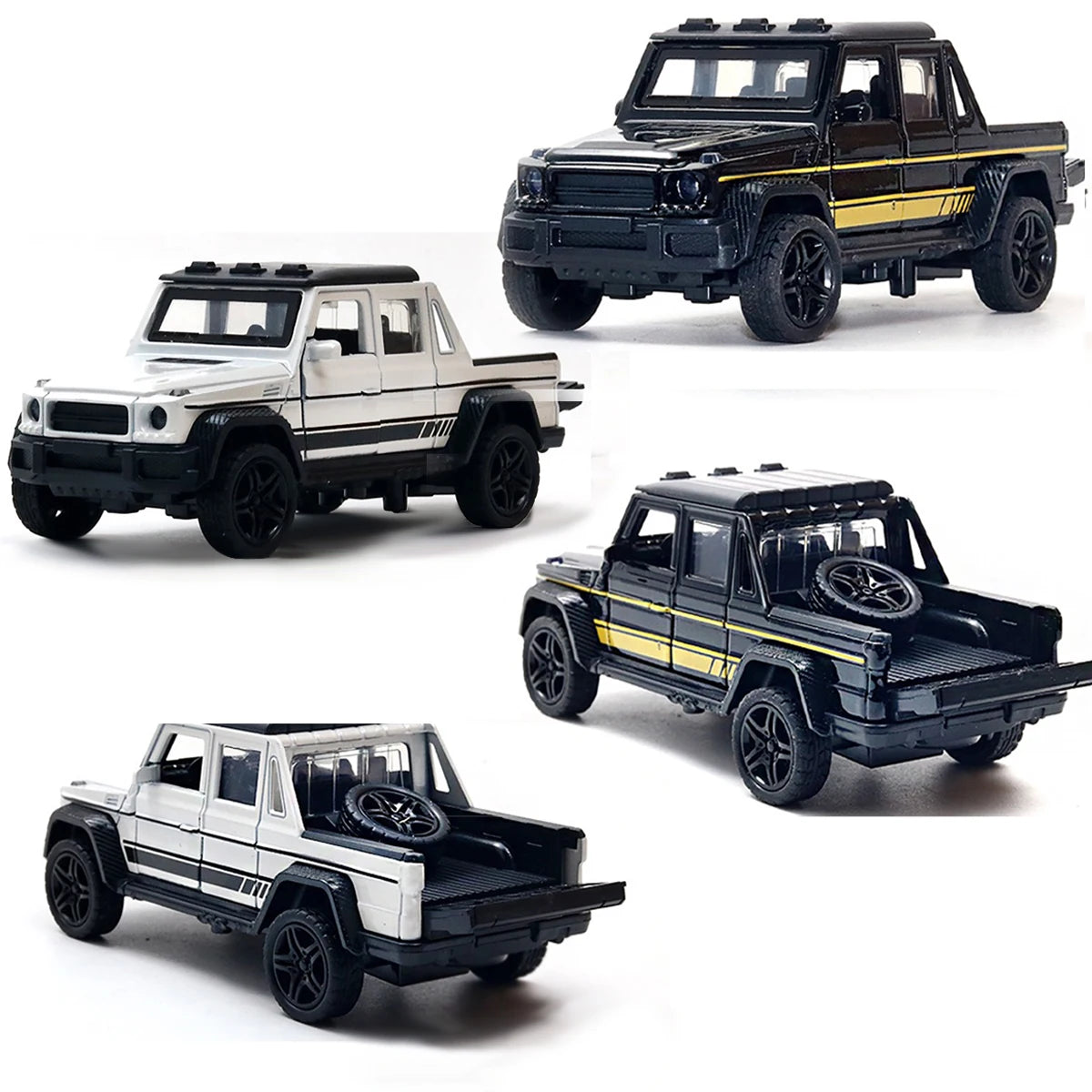 1-32 Scale Cast Realistic Alloy Toy Car Door Opens Pullback Driving Feature Collectible Model Vehicle Toy for Kids