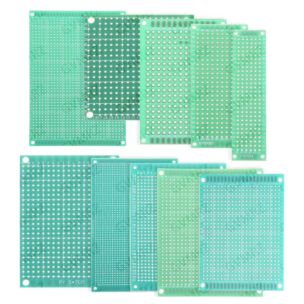 1PCS/5PCS  Single Sided 4x6cm 3x7cm Green PCB Prototype Board Universal Through Hole Perfboard for DIY Electronic 2x8cm