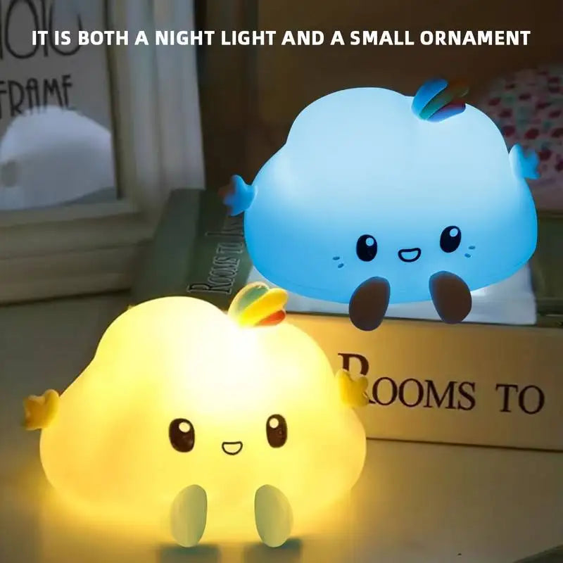 Cloud Night Light,Touch-Control Dimming, Charging & Timing ,For Home Decor, Perfect Gift Choice