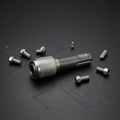 Hex Shank Socket Adapter Knurled Hex Shank Adapter Drill Socket Extension Conversion Connector Tool Accessory Matte Finish