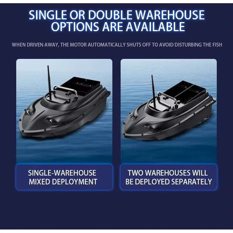 Fishing Bait Boat Carp Fishing Intelligent Remote Control Automatic Return Fish Finder Boat GPS Point Fishing Bait Boat