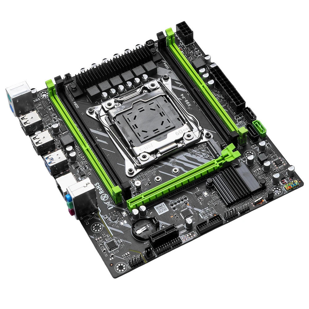 SOYO X99 TPM2.0 Motherboard Set With LGA2011-3 Xeon E5 2680 V4 CPU DDR4 8G*1 support DDR4 RAM M.2 SATA3 Computer Accessories