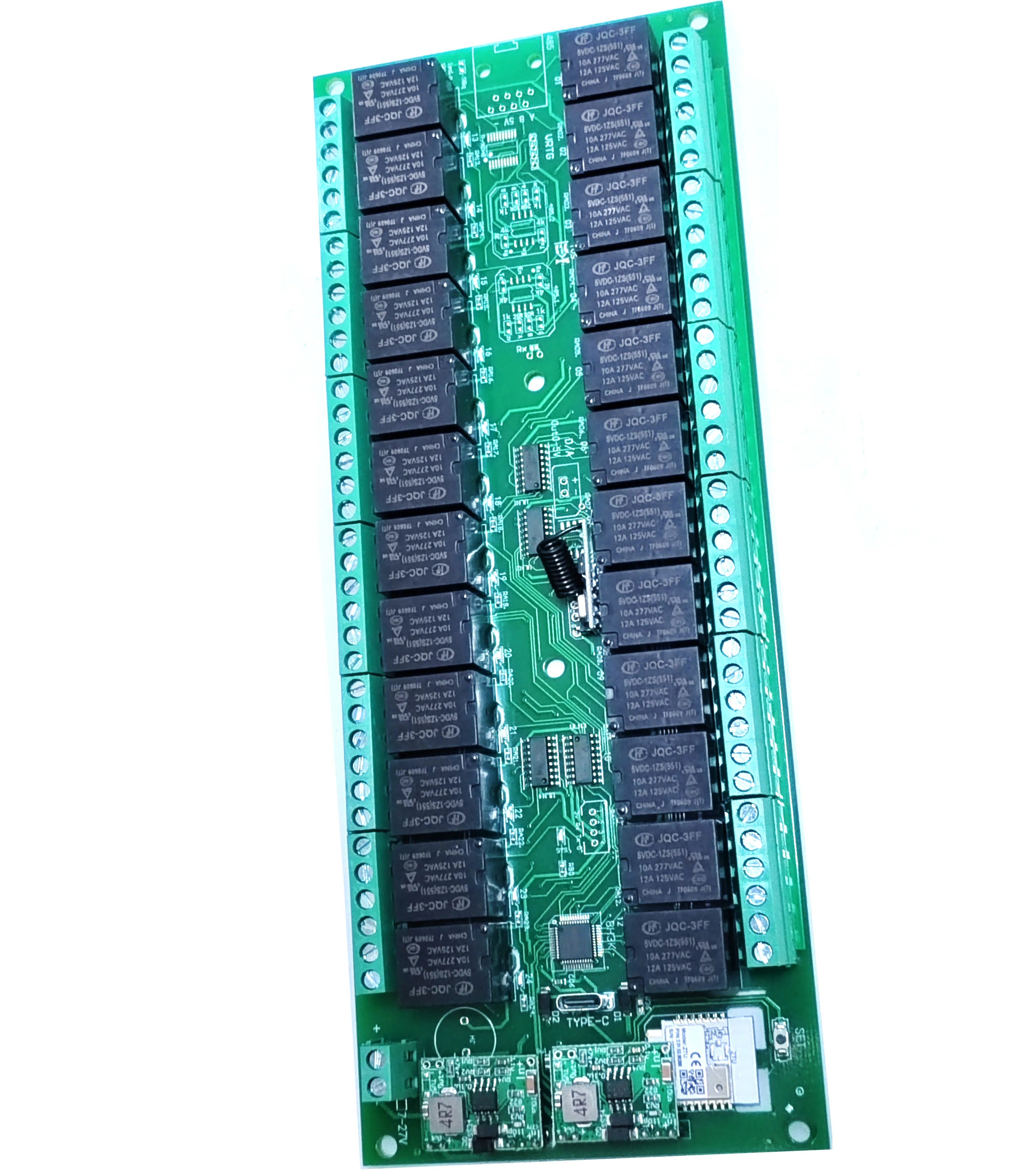 Relay Switch Module 24 Channel Works with Tuya WiFi Zigbee RF 433MHz Wireless Smart Home Remote Control Switch board controller