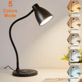 Desk Lamp with USB Charging Ports and Timer Black Lighting Options