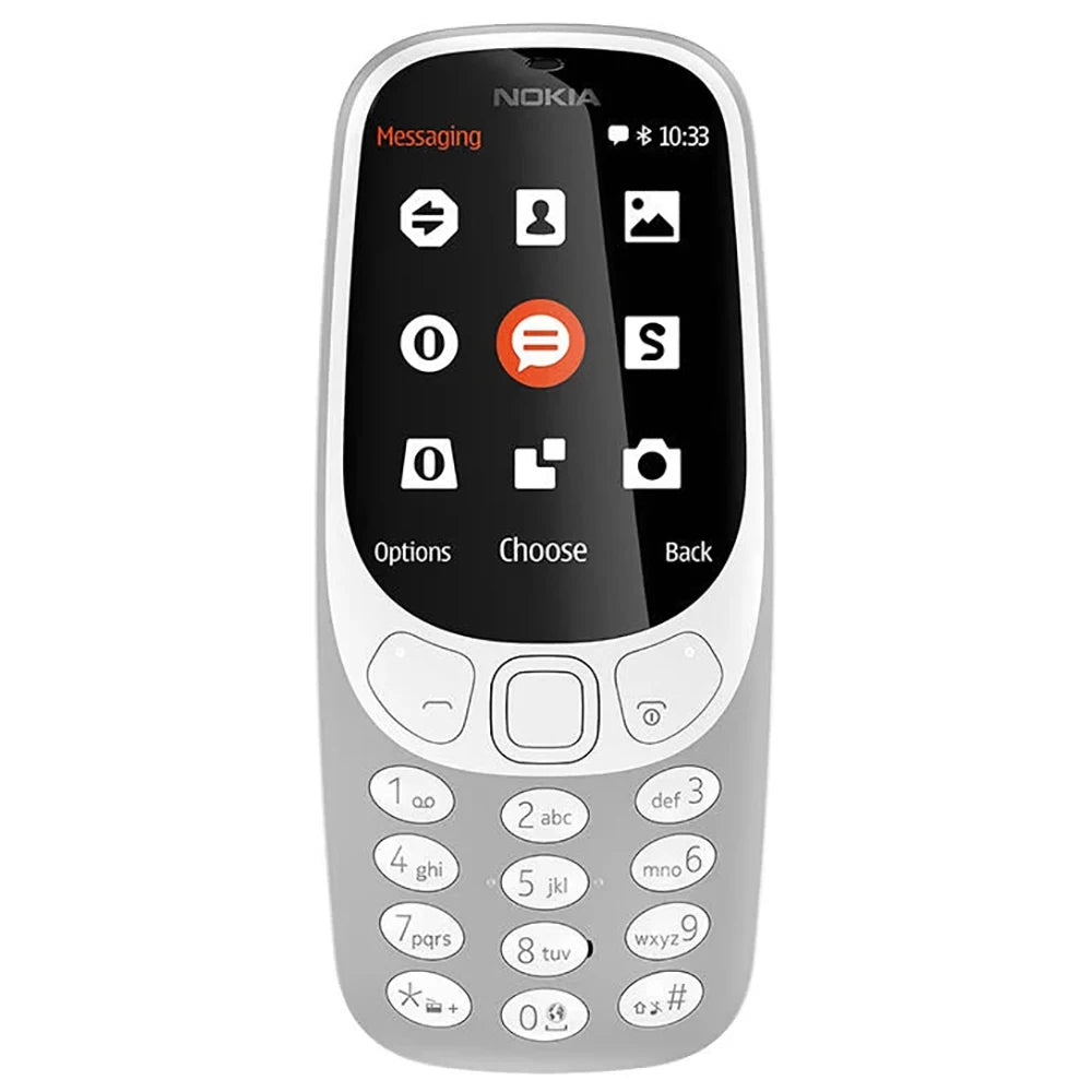 Nokia 3310 2018 2G Backup Phone 2.4-inch 1200mAh MP3FM Radio 2MP Bluetooth Flashlight MicroUSB Nokia Elderly Phone Unlock Used