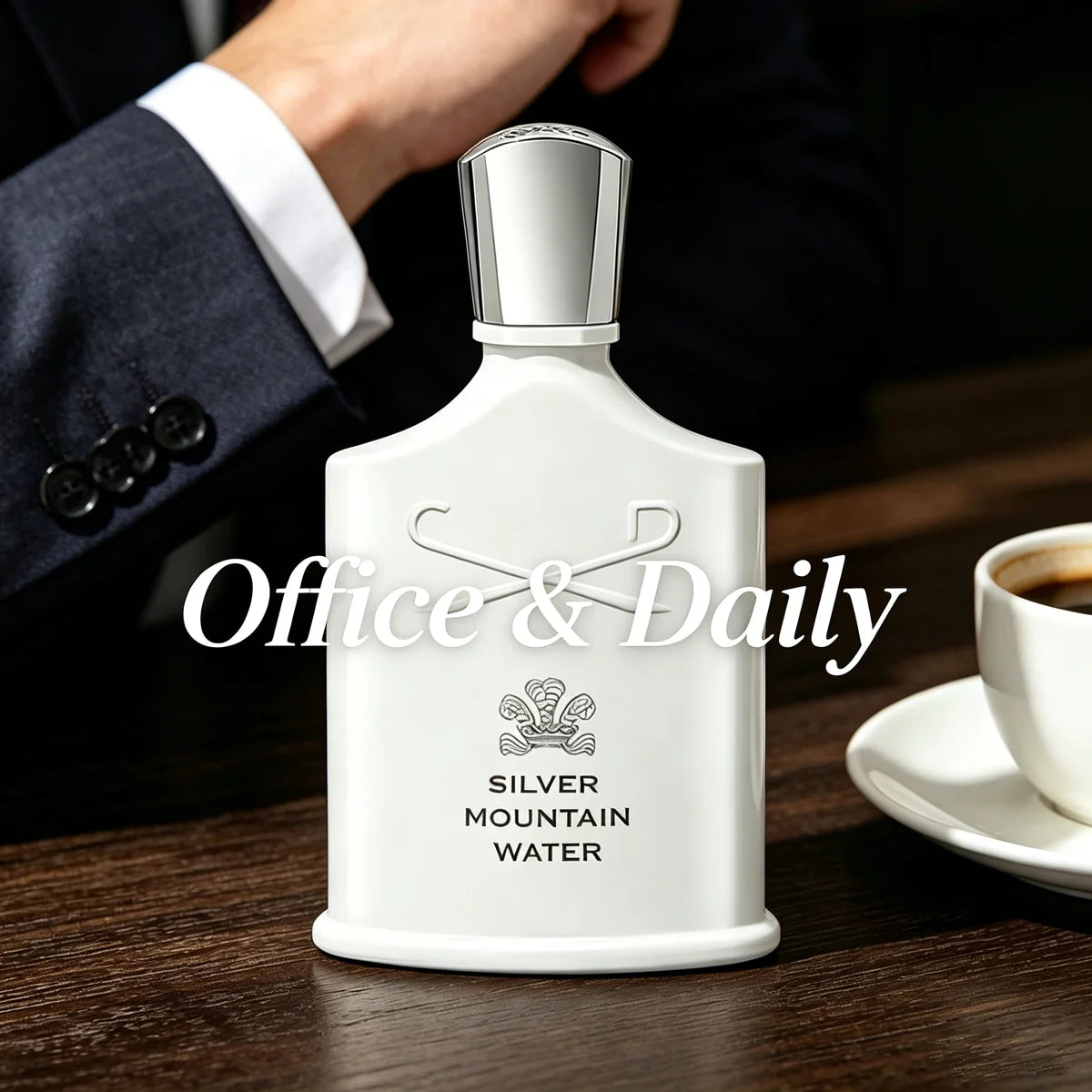 Silver Mountain Water Scent Luxury Perfume Men Women Unisex Creed Cologne Long Lasting Citrus Woody Fragrance Daily Office
