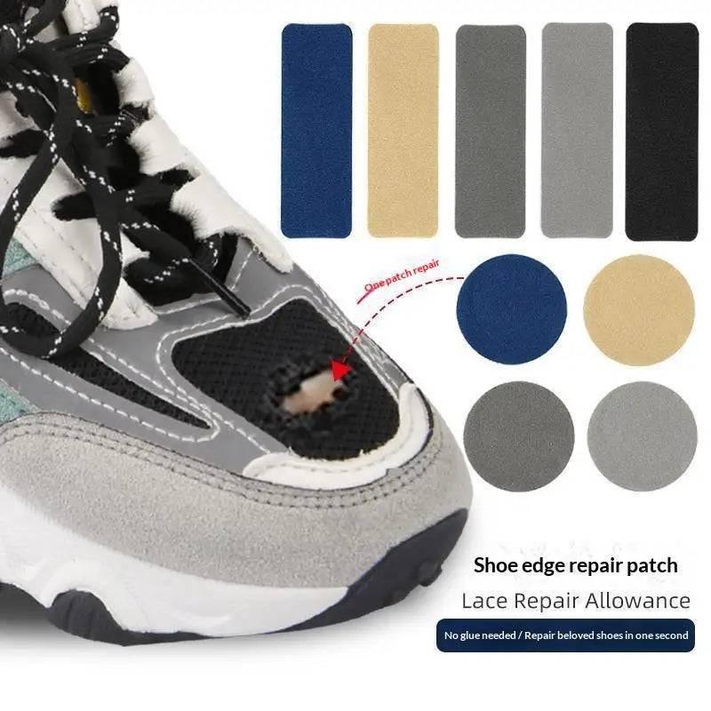 6Pcs Shoe Repair Patches For Heel And Inner Lining Wear Self-Adhesive Repair Stickers For Sneakers Shoes