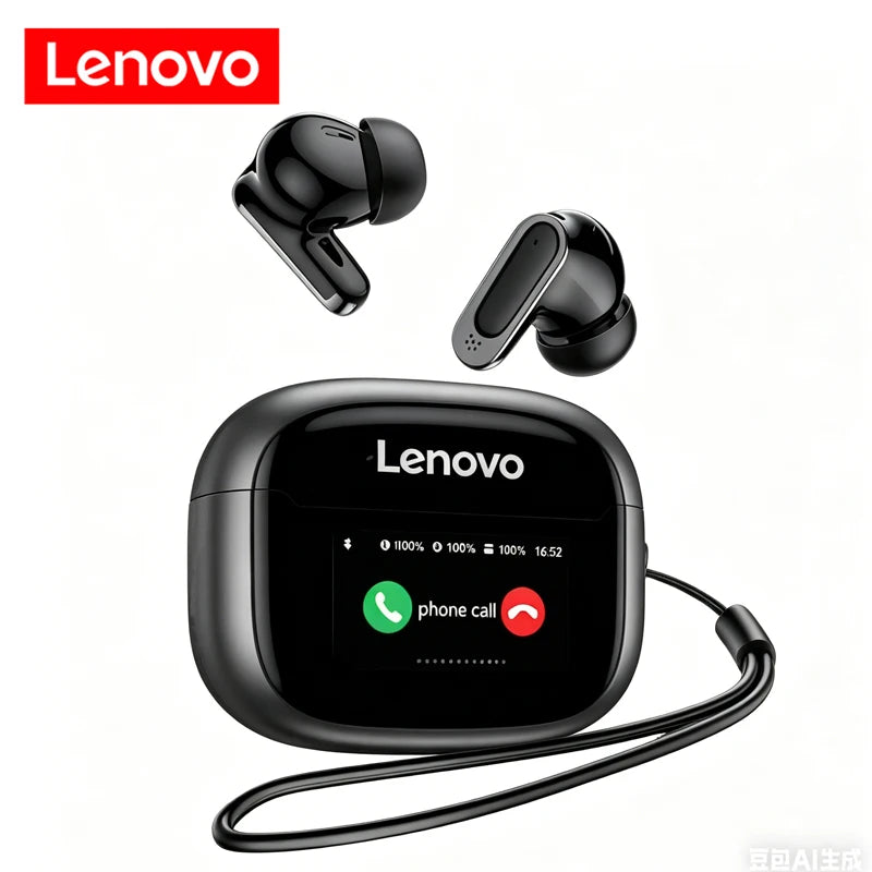 Lenovo New TWS Smart Digital Bluetooth Earphones In Ear ANC Noise Reduction Long Range Wireless Earphones With Mic Touch Screen