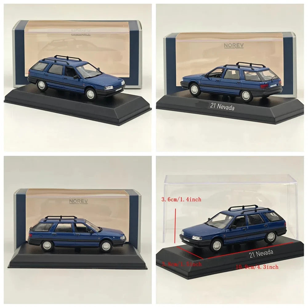 Norev 1/43 21 R21 Nevada Pompiers Firefighters - VTULE/Police Nationale/Station Wagon Douanes/SAMU 10/Gendarmerie Diecast Car