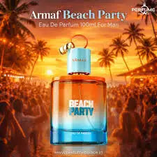 Original Arabic Perfume Beach Party by Armaf for Unisex 3.4 oz EDP Spray Cologne long lasting fragrance Persistence Pheromone Portable Birthday gift