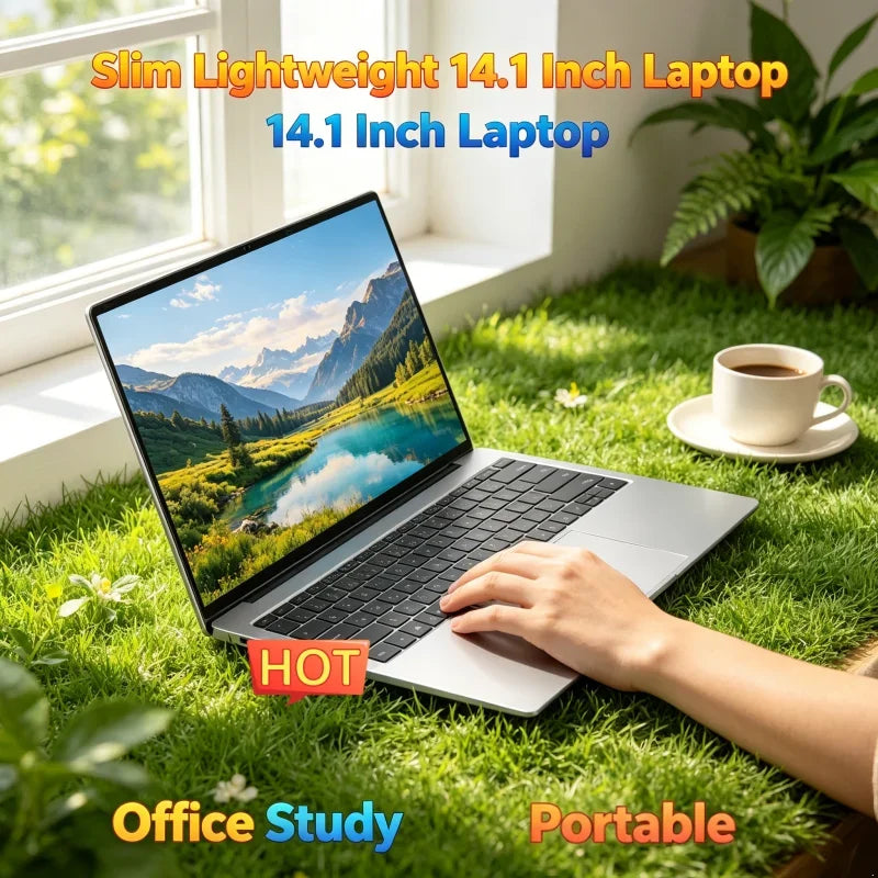 Ultra Slim Gaming Laptop Intel Core I9-9880H 14.1" 32GB RAM 2TB SSD Windows 11 1920*1080 Office Study Home Use