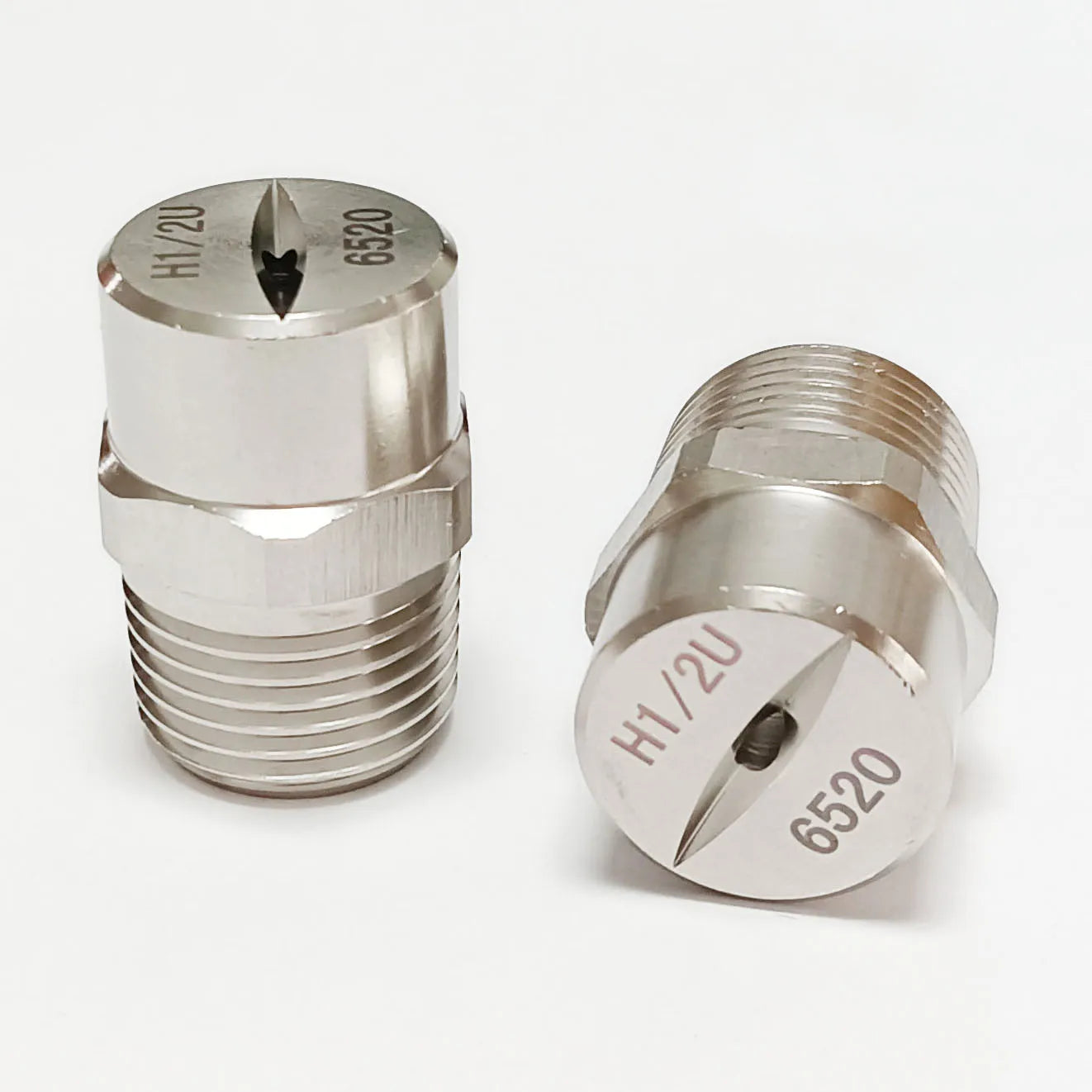 1/2" BSPT SS304 vee jet flat fan spray nozzle, Industrial / factory cleaning, dust removal nozzle