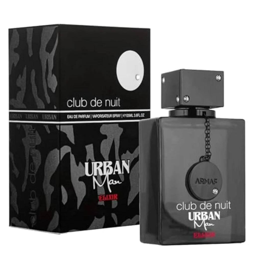Original Arabic Perfume Armaf Club De Nuit Urban Man Elixir for Men Eau de Parfum Spray 3.6 Ounce All-Day Wear long lasting fragrance Cologne Persistence Arabian women's perfume Pheromone Portable
