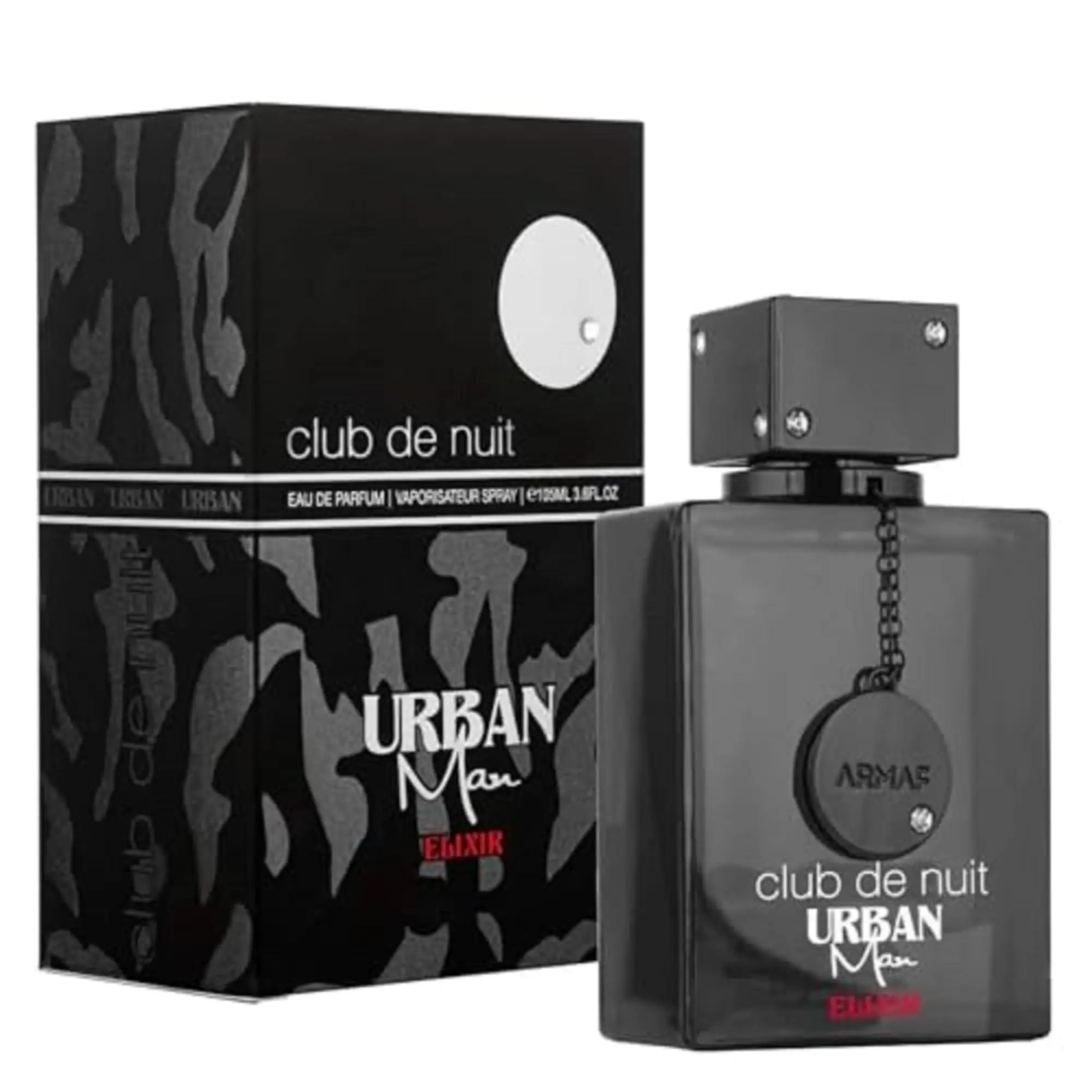 Original Arabic Perfume Armaf Club De Nuit Urban Man Elixir for Men Eau de Parfum Spray 3.6 Ounce All-Day Wear long lasting fragrance Cologne Persistence Arabian women's perfume Pheromone Portable