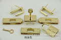 Kelly bag hardware accessories padlock light gold silver white gun black ancient sweep color bag 7 piece Lock