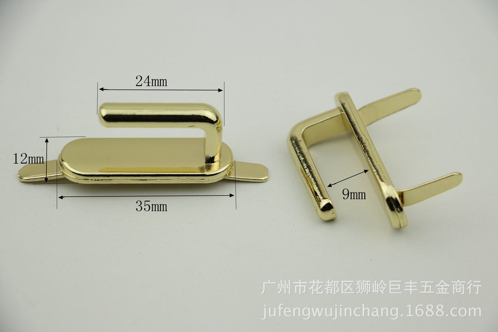 Kelly bag hardware accessories padlock light gold silver white gun black ancient sweep color bag 7 piece Lock