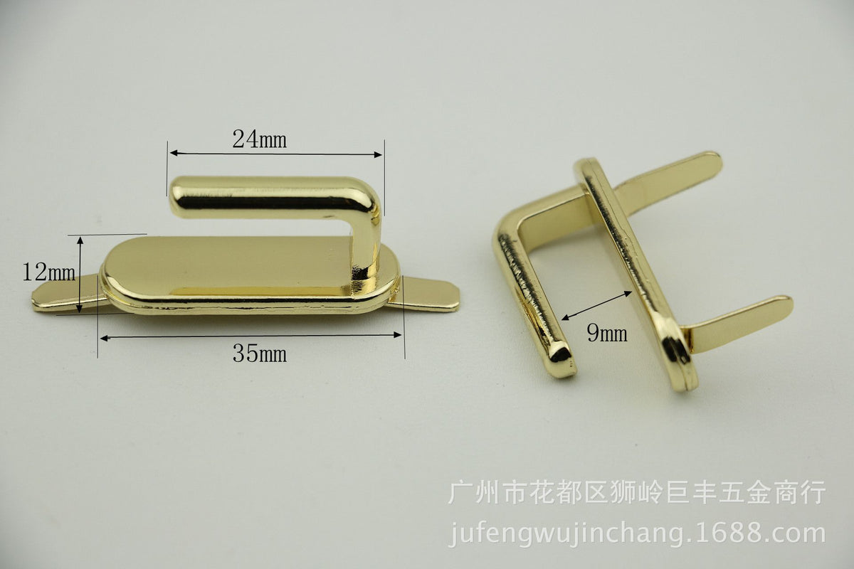 Kelly bag hardware accessories padlock light gold silver white gun black ancient sweep color bag 7 piece Lock