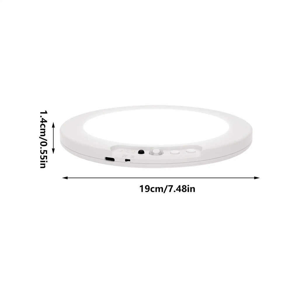 Motion Sensor Ceiling Light Magnetic Wireless Rechargeable LED Ceiling Light Battery Operated For Home Pantry Shower Stair