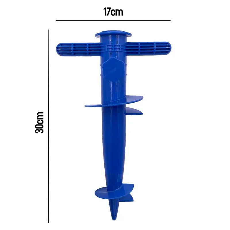 1-Pack Plastic Beach Umbrella Plug Base Floor Fork Insert Accessory