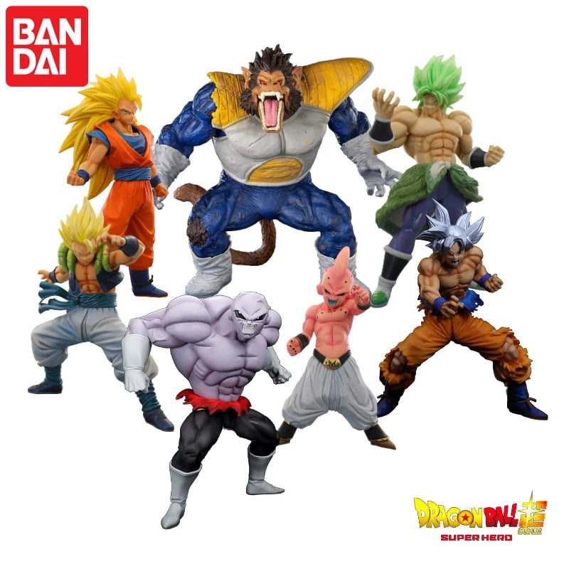 In Stock！BANDAI Ichiban Kuji Dragon Ball Super Rival Showdown Vegeta Great Ape Goku Gogeta Broly Jiren Anime Figures Models Toys