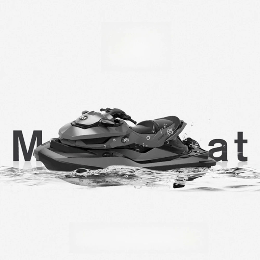 Waterproof 2.4G Remote Controlled Electric Speedboat Toy High Speed RC Racing Motorboat Rechargeable RC Boat Birthday Gift