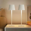 2 Pack Cordless Table Lamp 6000mAh Battery, Adjustable Heights, Waterproof, Touch Control & 3 Color Dimming