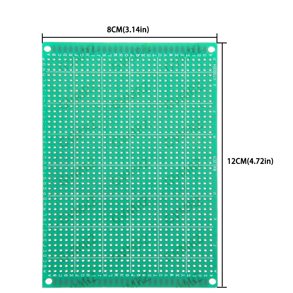 1PCS/5PCS  Single Sided 4x6cm 3x7cm Green PCB Prototype Board Universal Through Hole Perfboard for DIY Electronic 2x8cm