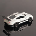 1:32 White Gt3 Rs Alloy Race Car Model, Diecast Sports Car with Openable Doors, Pull-Back Collectible Toy for Kids & Car Fans