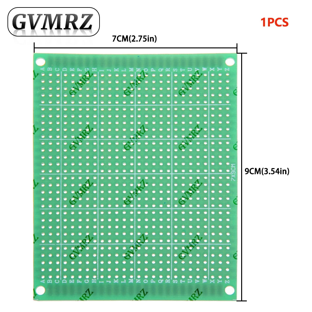 Single Sided Green PCB Prototype Board Universal Through Hole Perfboard for DIY Electronic Projects