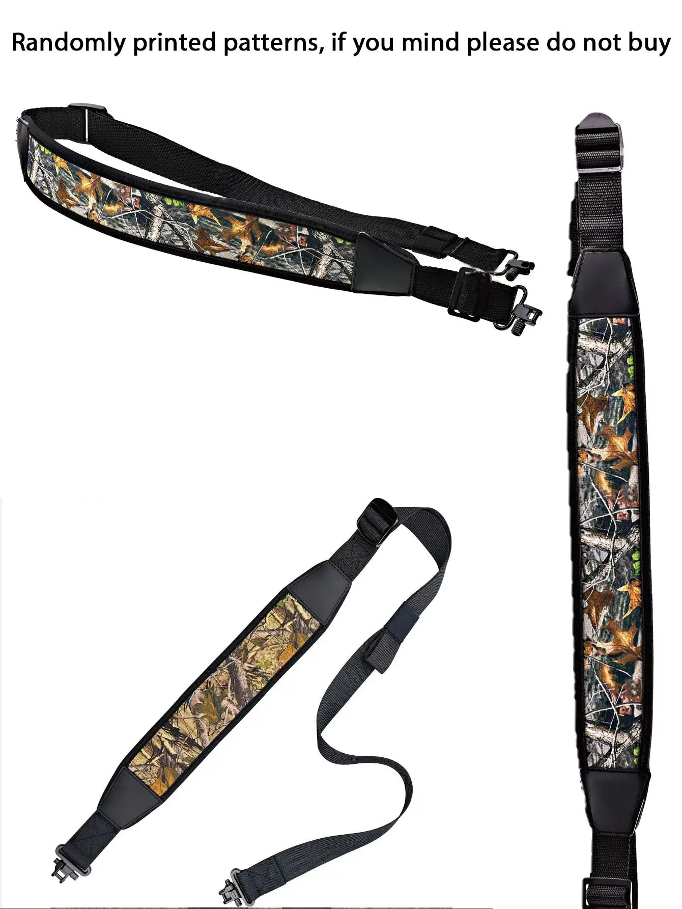 Hunting Shoulder Strap Multifunctional Outdoor Tactical Belt Shoulder Strap Hunting Accessories Two-Point Shoulder Strap