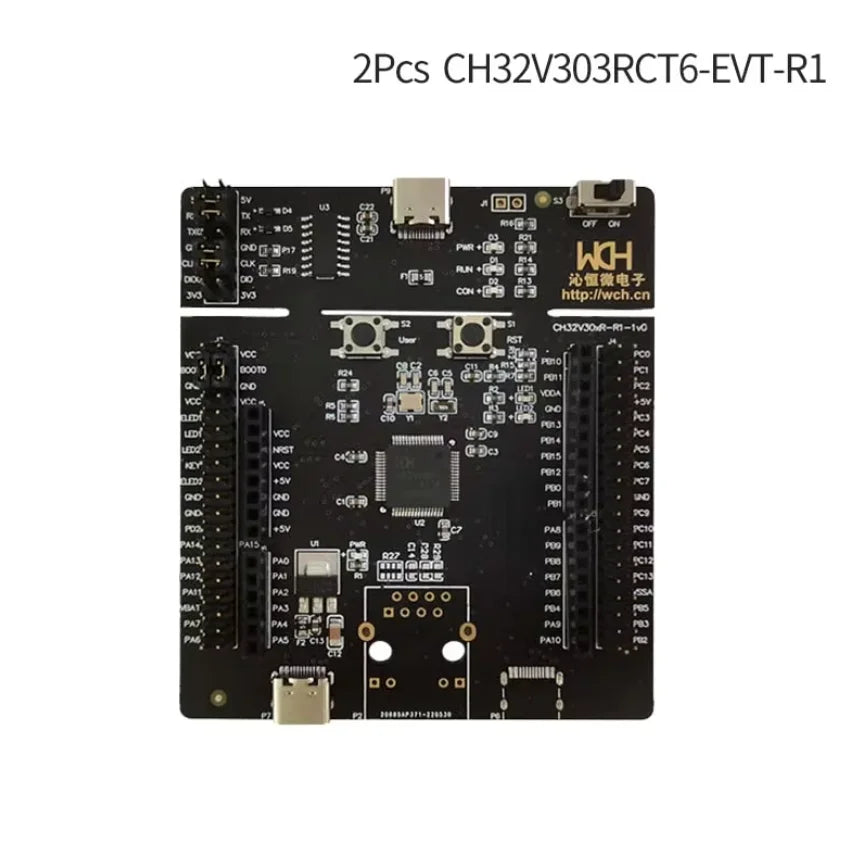 2Pcs/Lot CH32V303 Evaluation Board high-capacity RISC-V