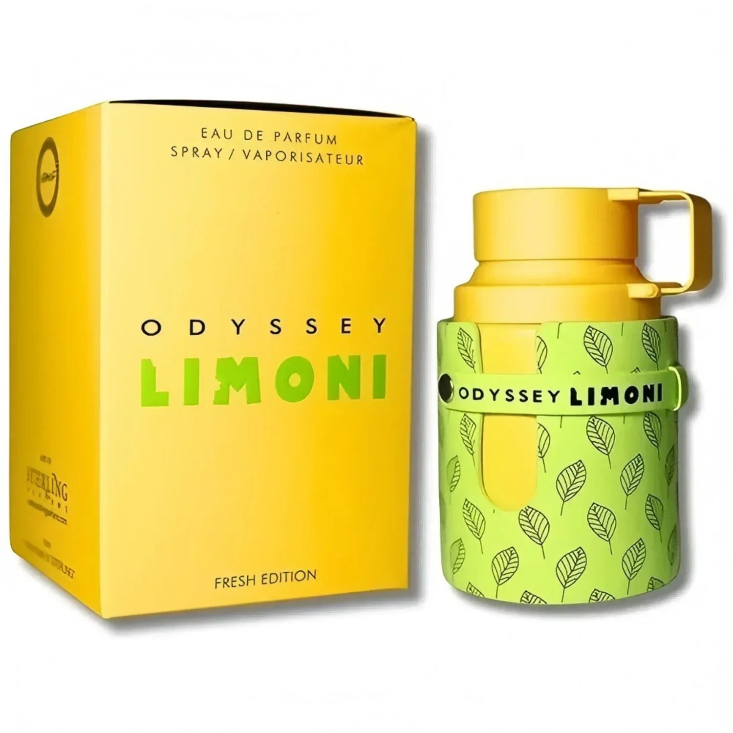 ODYSSEY LIMONI Fresh Edition Eau De Parfum for Women 3.4 fl oz (100ml), Bright Citrus Aroma, Crisp Refreshing EDP Spray, Gentle Long Wear Fragrance, Ideal Luxury Present for Outdoor & Daily Use