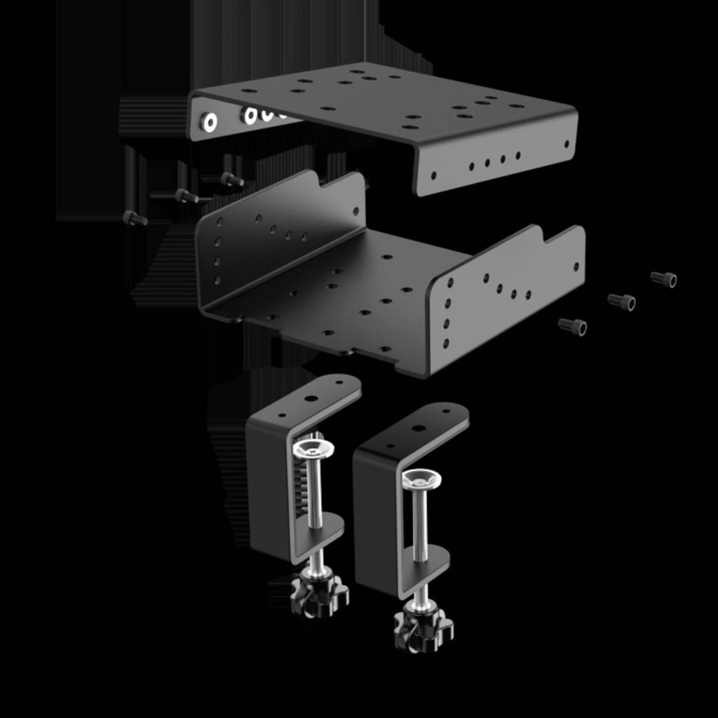 Racing Simulator Desk Mount Heavy-Duty Racing Simulator Mount Desktop Mounting Bracket Universal Space-Saving for Gamers