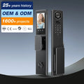 3D Face Ai Smart Voice Interaction Door Lock Tuya Wifi Fingerprint Cerradura Inteligente Digital Door Lock With Camera for Home