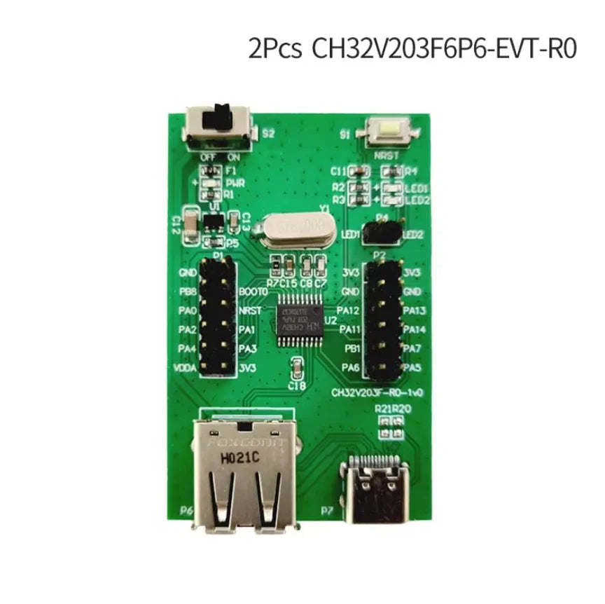 2Pcs/Lot CH32V203 Evaluation Board low-power consumption small-medium capacity