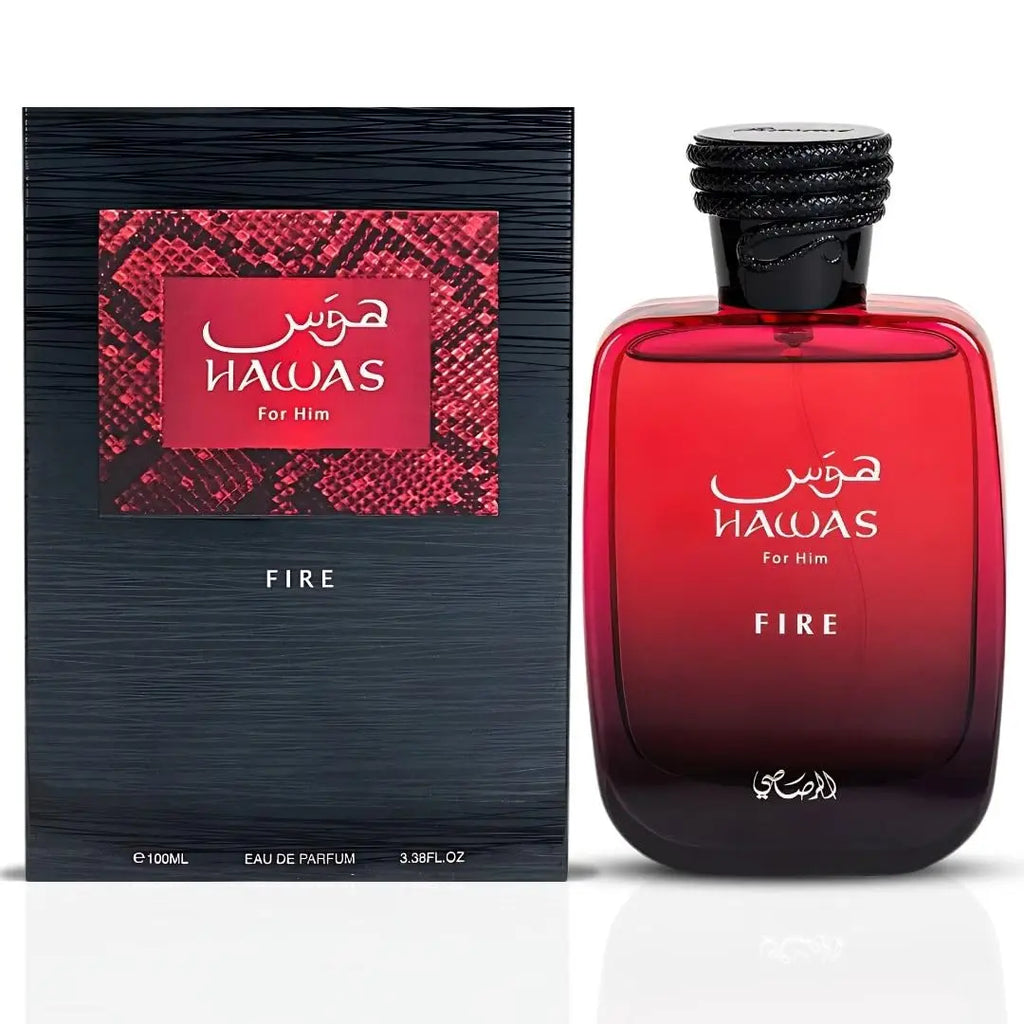 Original Arabic Perfume RASASI Hawas Fire Eau De Parfum Spray 100ML long lasting fragrance natural perfume Cologne Persistence Pheromone Portable Birthday gift