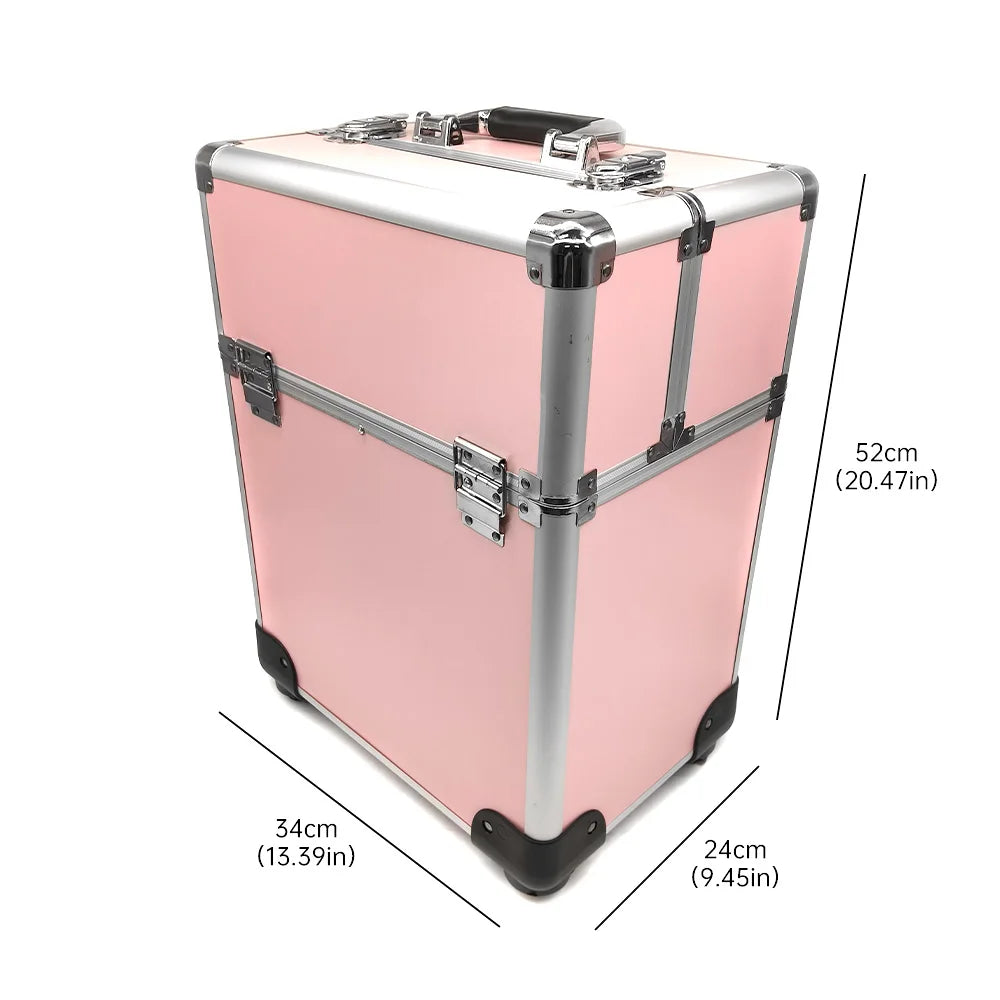 Large-capacity Professional Make-up Case Trolley Luggage Make-up Artist's Manicure and Permanent Make-up Kit Storage Toolbox
