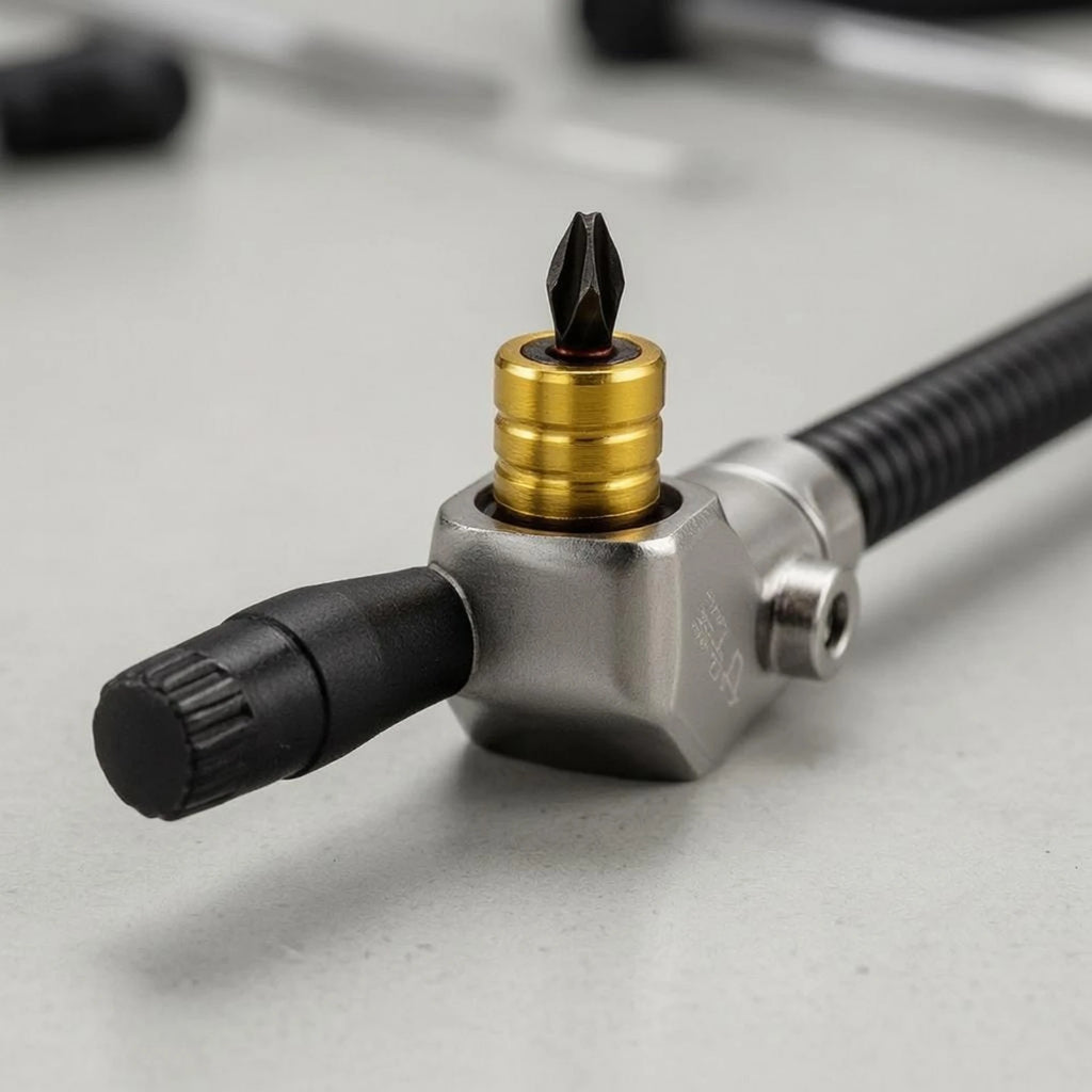 Corner Drill Adapter Chrome Vanadium Steel Flexible Drill Shaft Power Tool Accessory Waterproof for Tight Corners