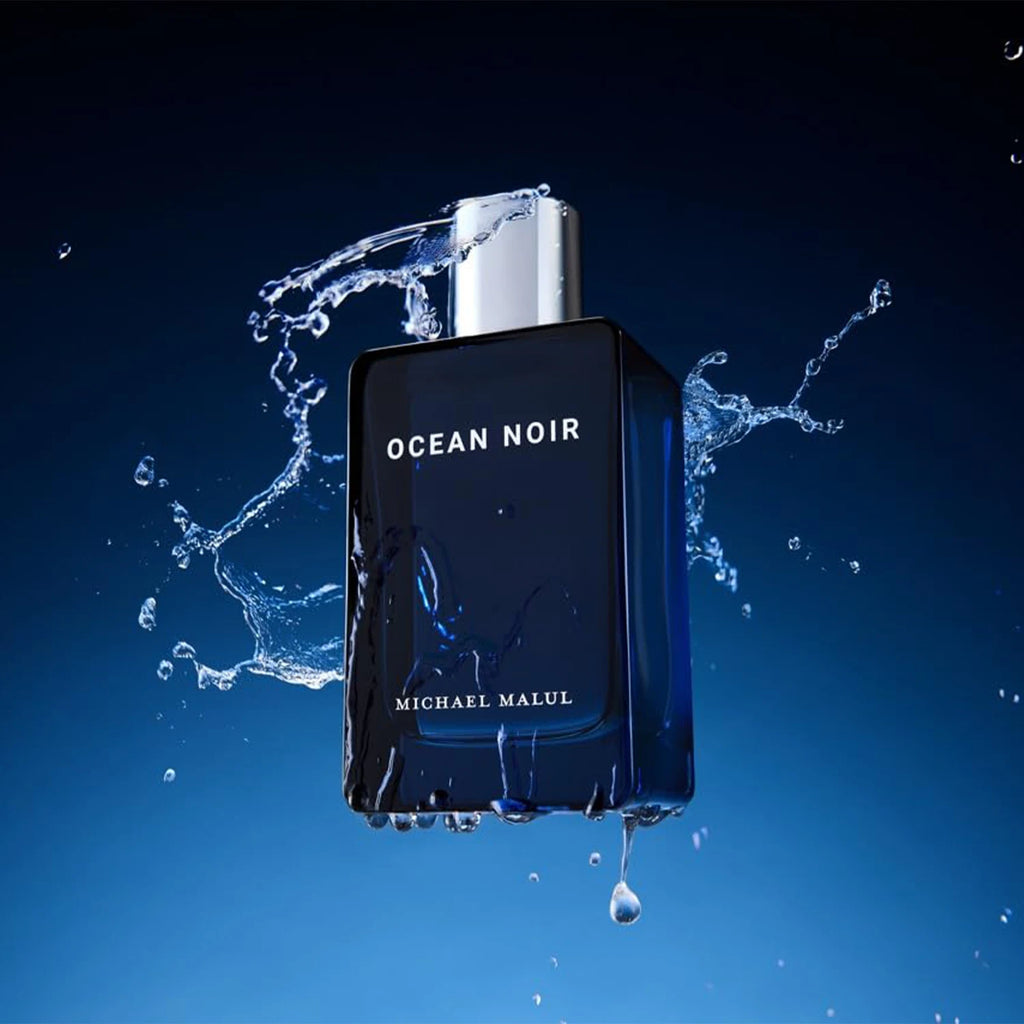 Michael Malul Ocean Noir Eau de Parfum Spray for Men – Fresh Aquatic, Dark Marine & Woody Aromatic Scent, Long-Lasting Fragrance, Perfect Gift, 100 ml / 3.4 fl oz