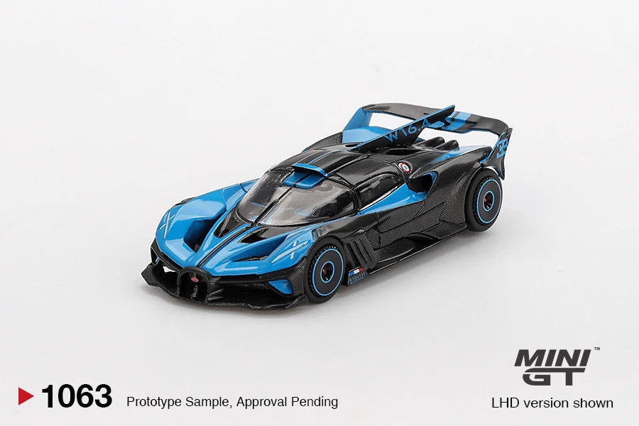 MINIGT 1/64 Bugatti Bolide Red MGT01105-CH Cars Alloy Diecast Metal Model Kids Toys Boys