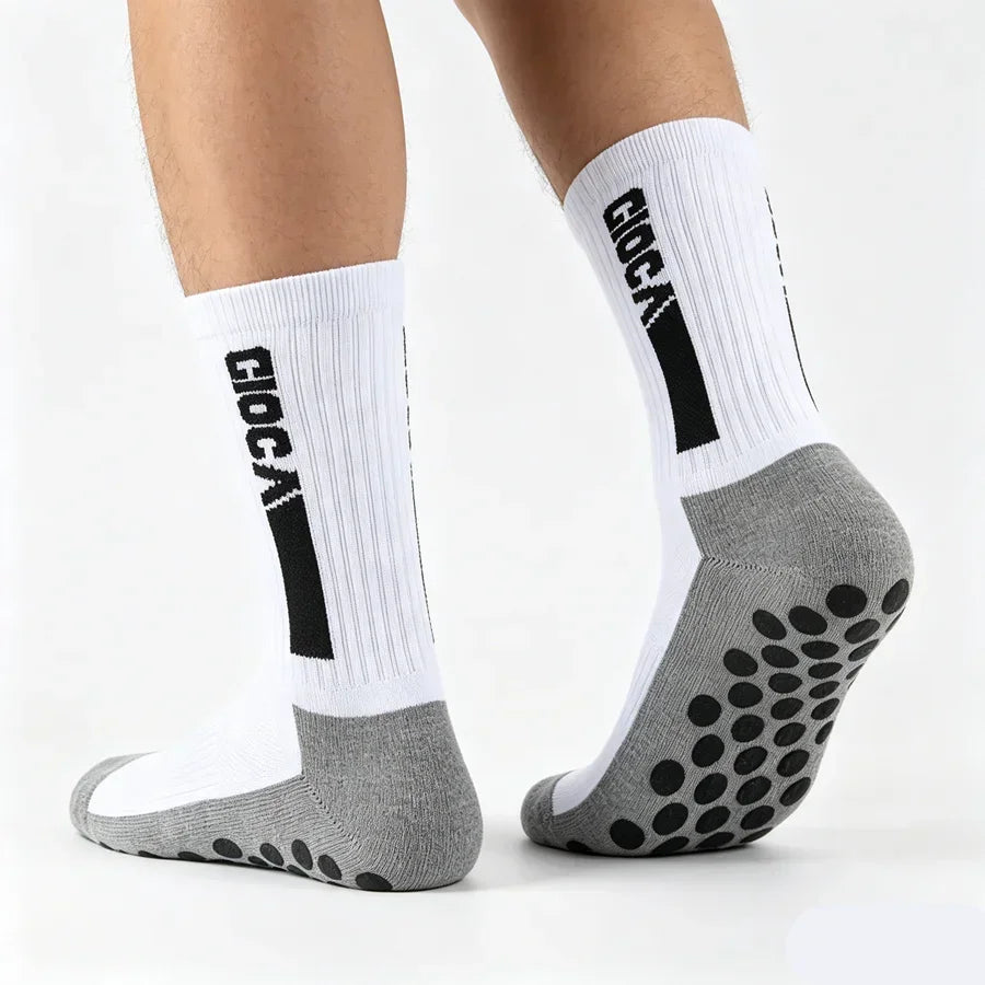 1/5/8/10 Pairs Men Women Unisex Non Slip Grip Soccer Rugby Socks Towel Bottom Breathable Shockproof Athletic Exercise